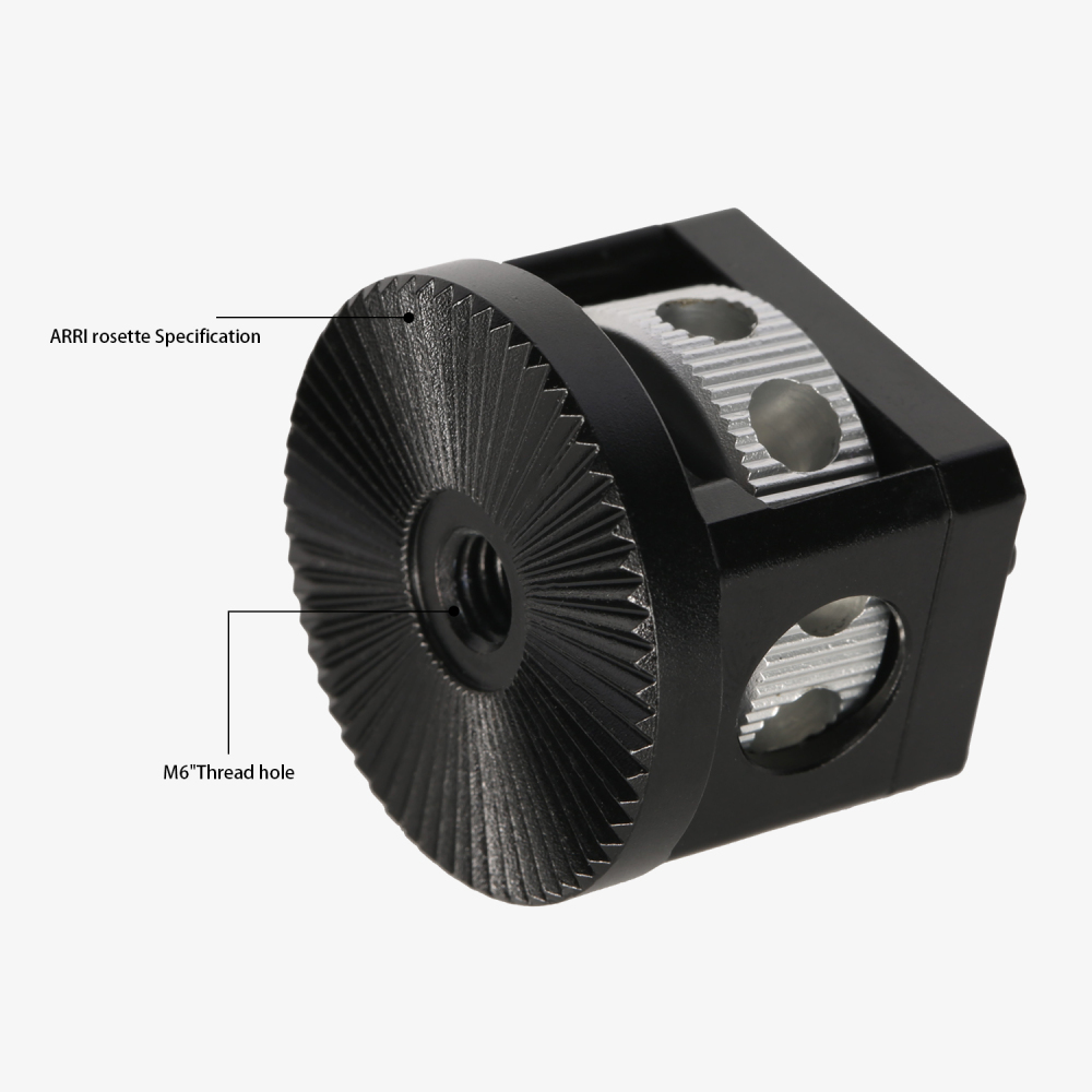 Niceyrig Arri Rosette Mount Adaptor (3/8'' Arri Locating Mount)