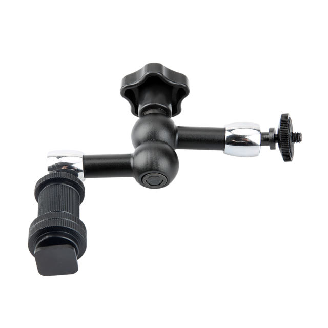 Niceyrig Adjustable Articulating Magic Arm with Both 1/4 Thread Screw and Removable Cold Shoe Adaptor
