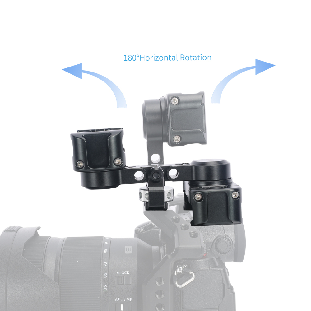 Niceyrig Aluminum Alloy Smartphone Holder Bracket 1/4''-20 Screw Mount for Iphone 14 13 12 11 Pro Max Galaxy S22 HUAWEI Vlogging