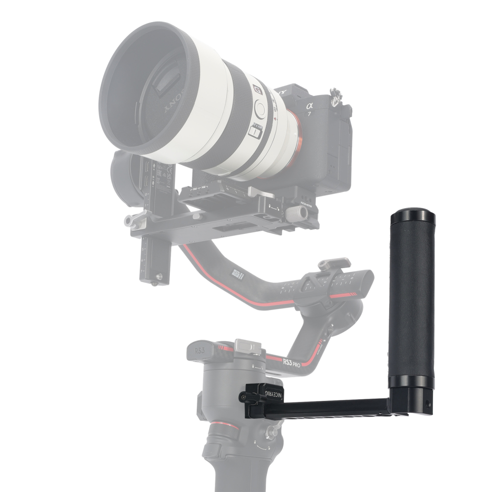 Niceyrig Side Handle for DJI RS2/RSC2/RS3/RS3 Pro Stabilizer Gimbal with Nato Clamp