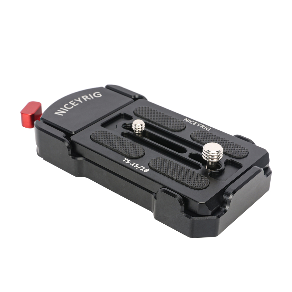 Niceyrig Universal QR Touch and Go Base Plate for Teris - V15, V18, N10 Tripod Mount