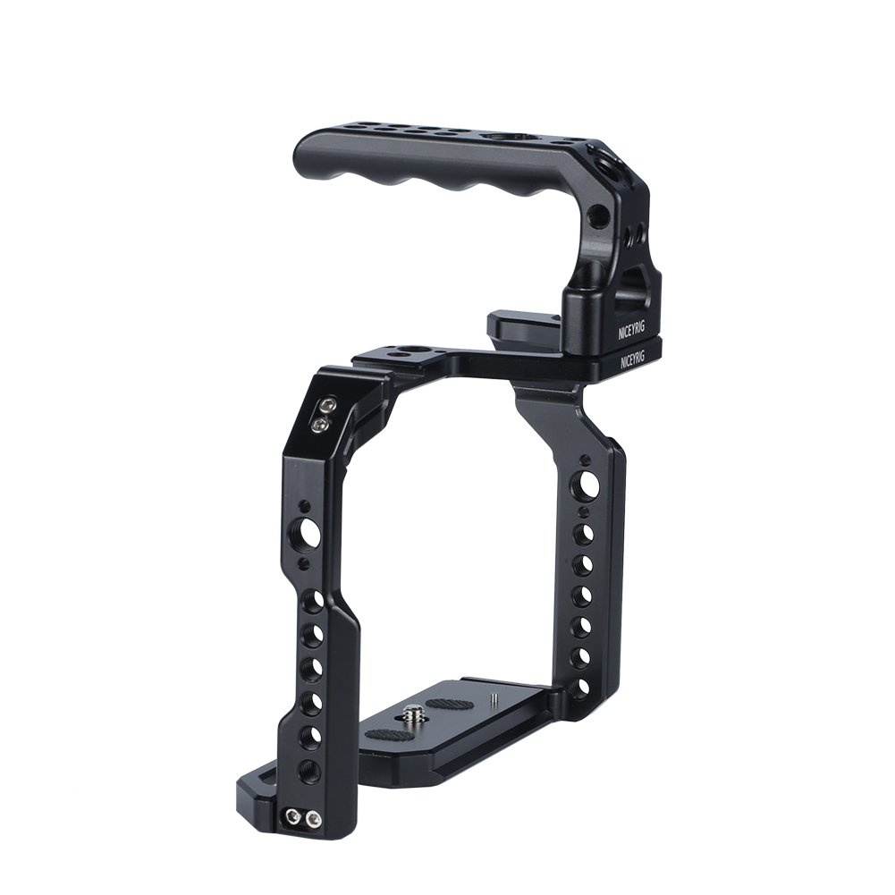 Niceyrig Camera Cage Kit for Canon 90D/80D/70D with Mini Top Handle