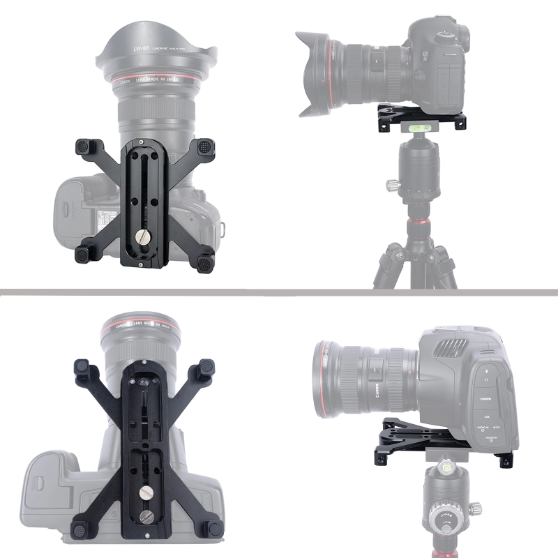 Niceyrig Arca Type Quadruped Baseplate Support For DSLR Camera