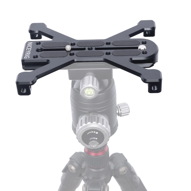 Niceyrig Arca Type Quadruped Baseplate Support For DSLR Camera