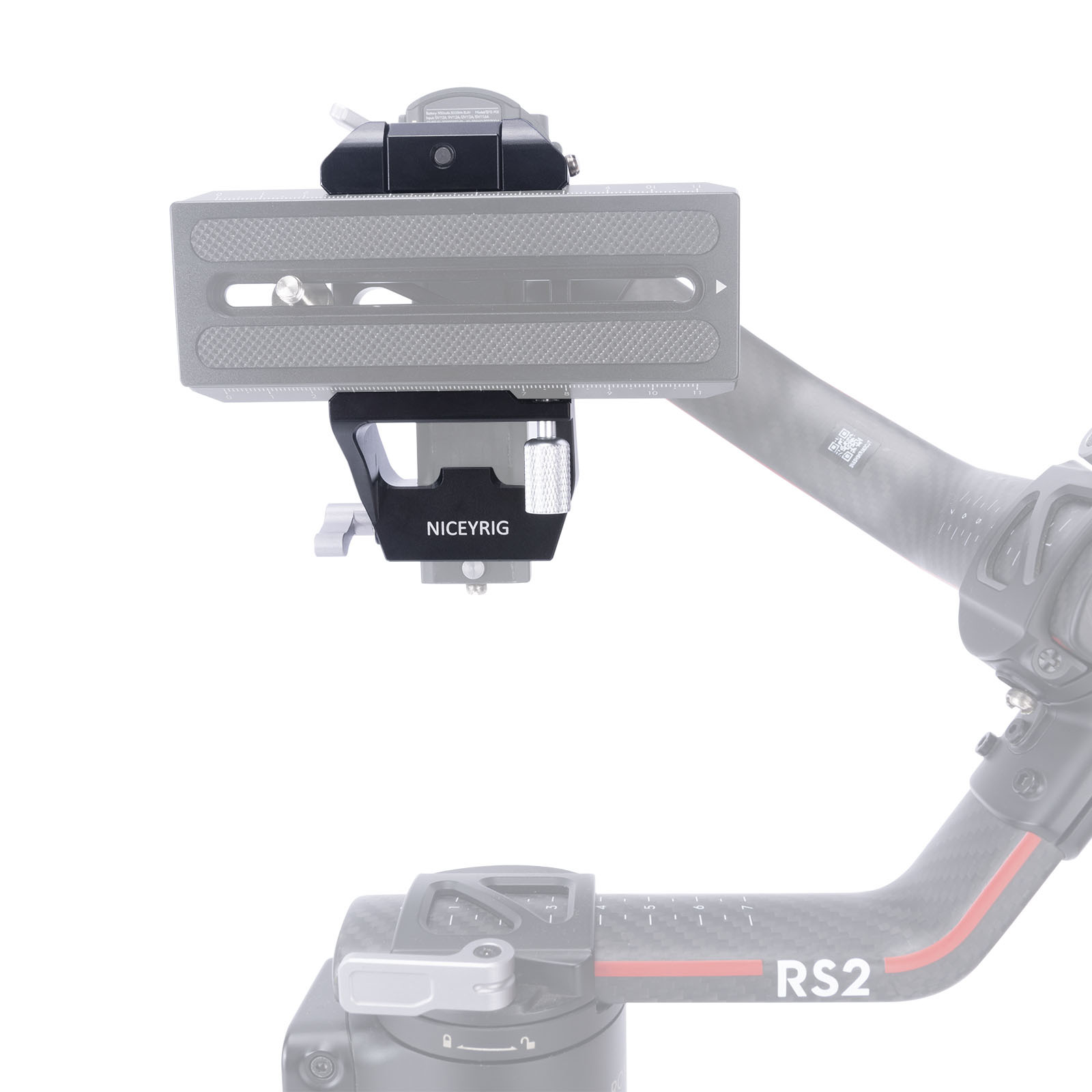 Niceyrig Vertical Shooting Adaptor Mount for DJI Ronin S2/RoninS3/RoninS3 Pro (Capacity:2kg)