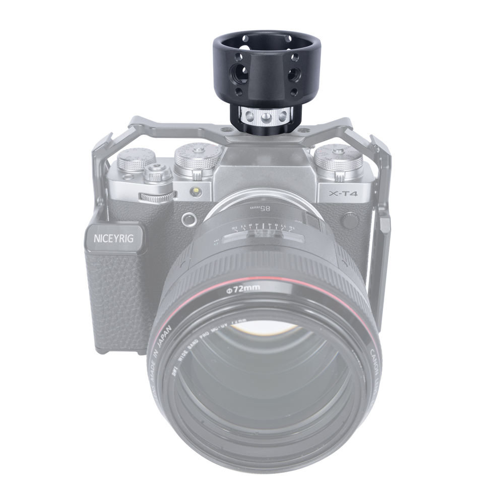 Niceyrig Wheel-Type Handgrip with 3/8''-16 Arri Locating Screws/Nato Clamp