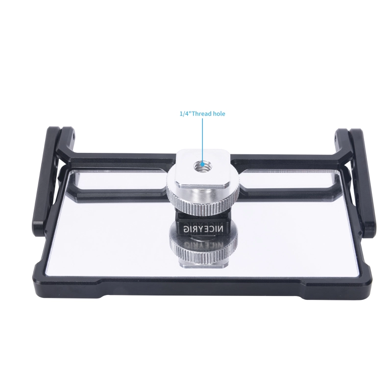 Niceyrig Foldable Selfie Vlog Filmmaking Flip Screen Mirror Monitor for IPhone 14 13 12 11 Pro