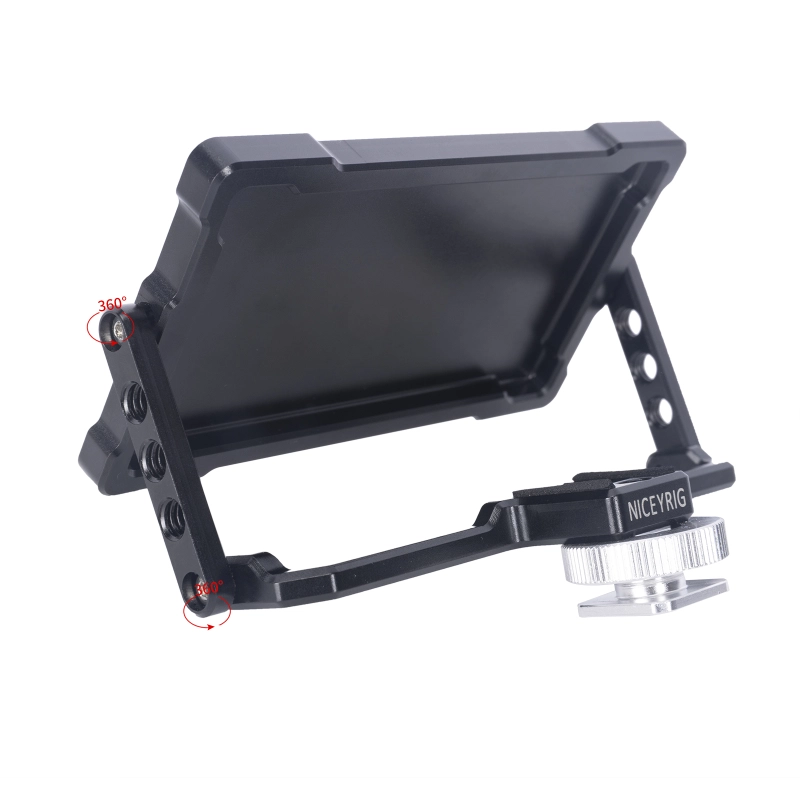 Niceyrig Foldable Selfie Vlog Filmmaking Flip Screen Mirror Monitor for IPhone 14 13 12 11 Pro