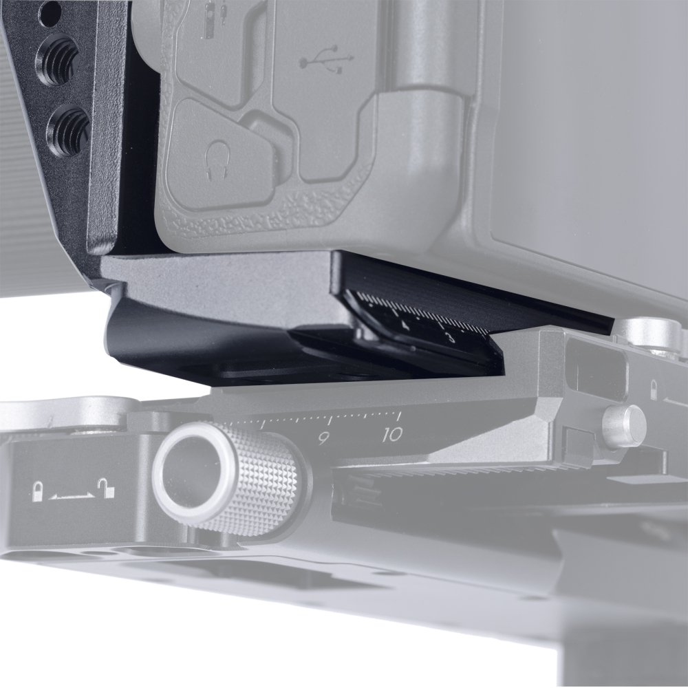 Niceyrig Camera Cage kit for Canon EOS R7 with Cold Shoe Mount Arri Locating Hole Nato Rail Arca-Swiss Bottom