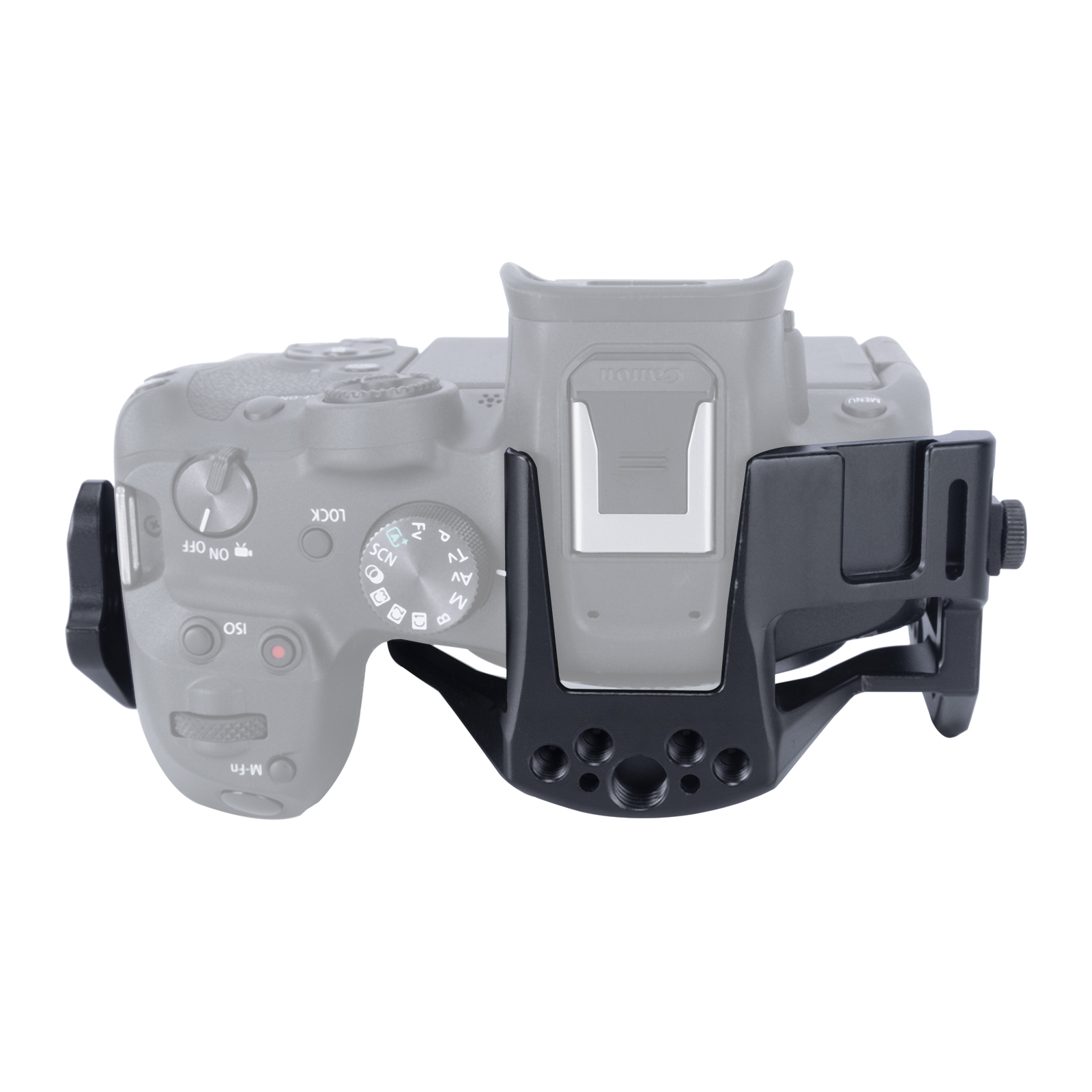 NICEYRIG Top Handle With Cold Shoe Mount - For DSLR, Sony, Canon, Nikon Camera Cages