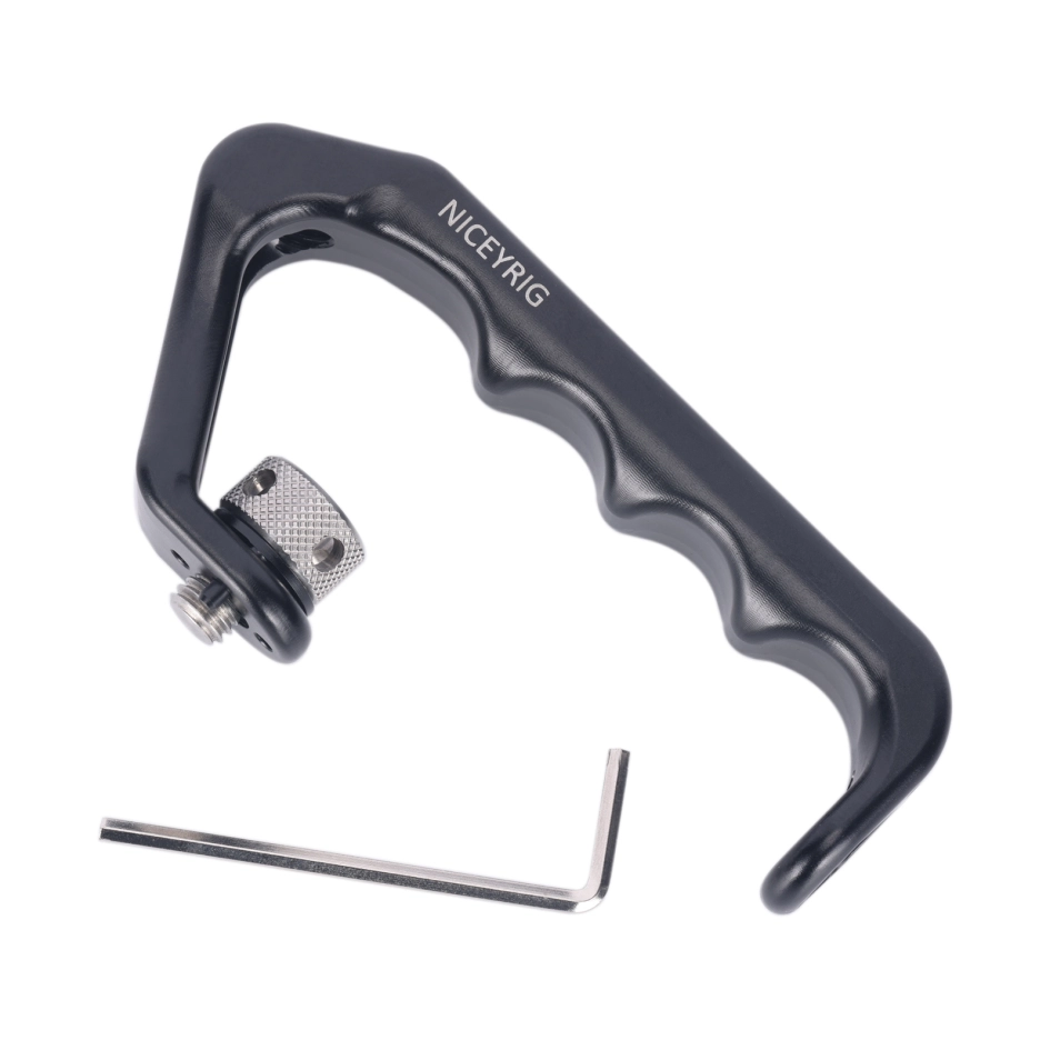 NICEYRIG Poignée En Bois Côté Gauche Avec Rail Supérieur OTAN Vers