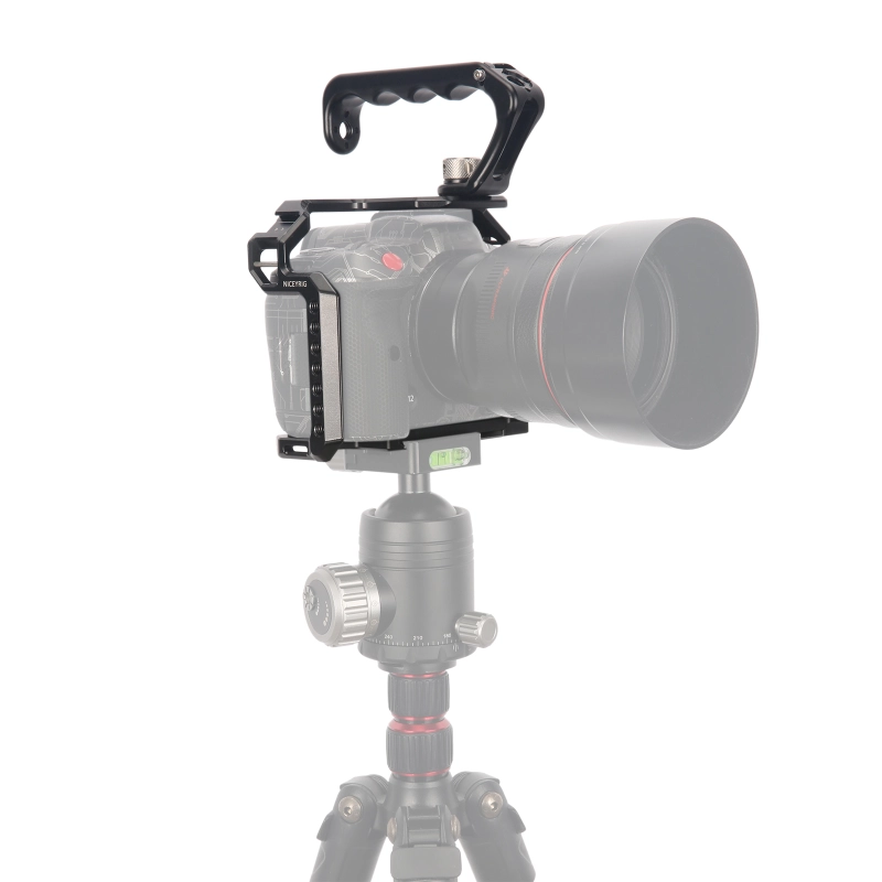 Niceyrig Camera Cage Kit with Top Handle (Arri Locating) for Canon EOS R5C/R5/R6/R6 MarkII