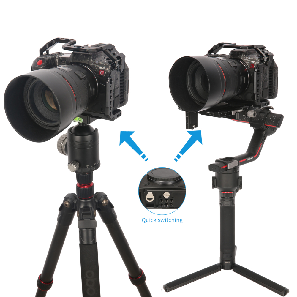 Niceyrig Camera Cage for Canon EOS R5C/R5/R6/R6 MarkII