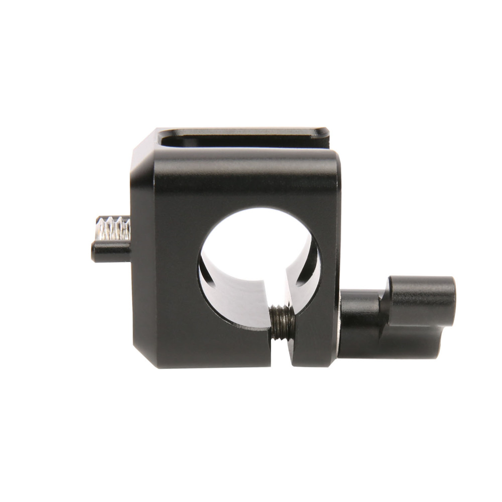 Niceyrig 1/4'' - 20 Arri Locating 15mm Rod Clamp with Cold Shoe Mount