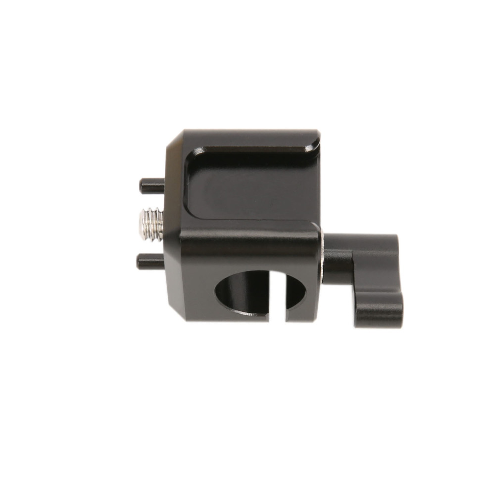 Niceyrig 1/4'' - 20 Arri Locating 15mm Rod Clamp with Cold Shoe Mount