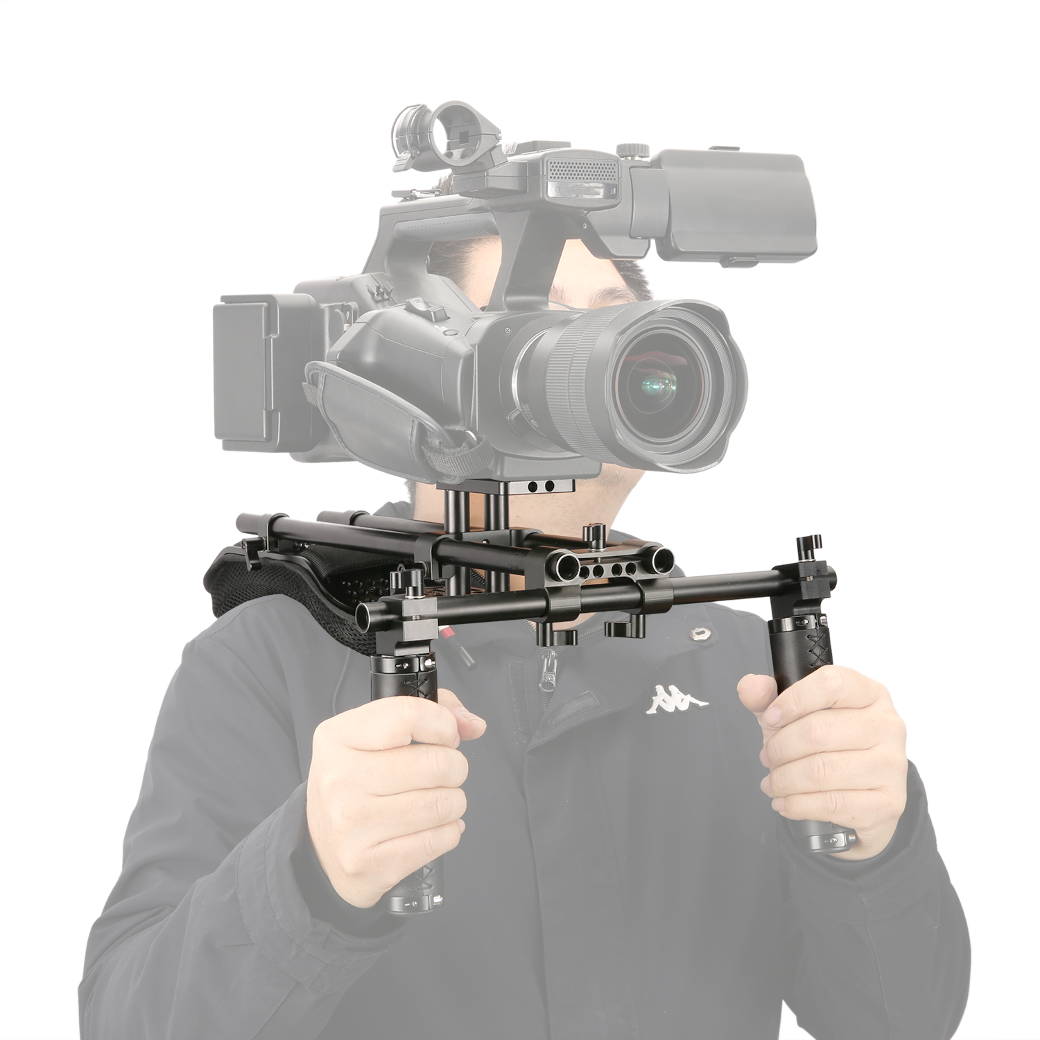 NICEYRIG Shoulder Rig Support Film Maker System with Camera