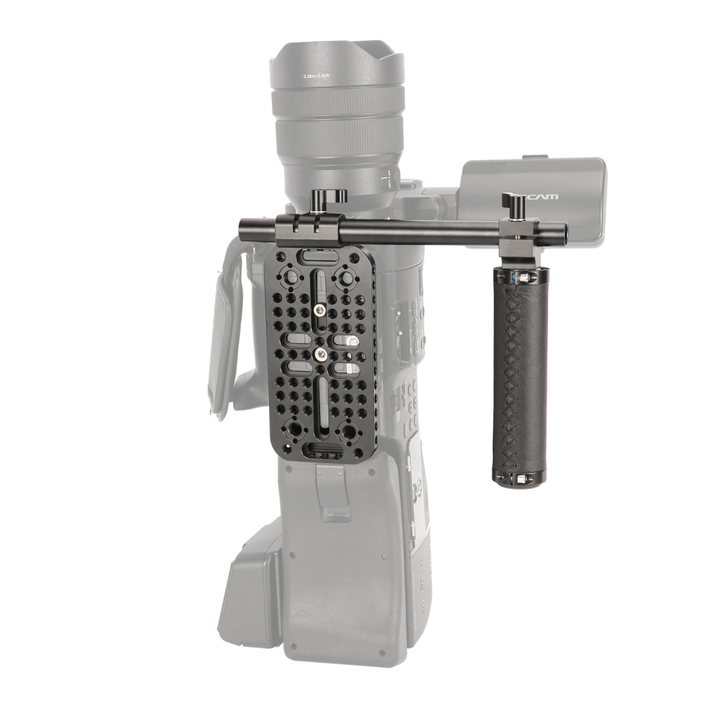 Niceyrig Single Handheld Support 15mm Rail System Baseplate Kit(Capacity:10kg)