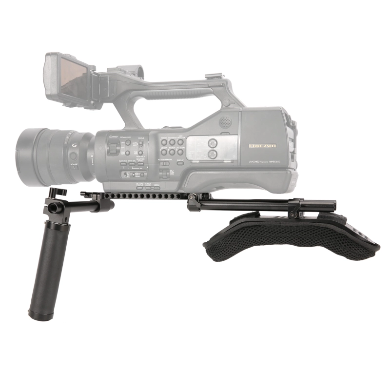 Niceyrig Shoulder Support Kit with 15mm Rail System for Video/DV Camcorder Camera(Capacity:10kg)