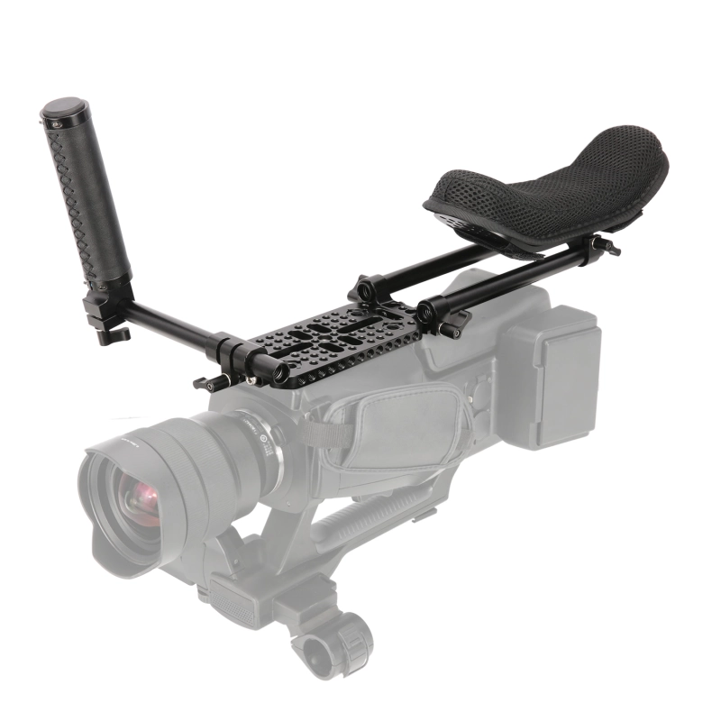 Niceyrig Shoulder Support Kit with 15mm Rail System for Video/DV Camcorder Camera(Capacity:10kg)