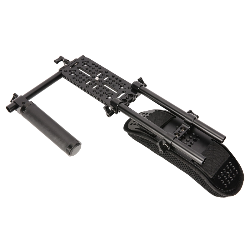 Niceyrig Shoulder Support Kit with 15mm Rail System for Video/DV Camcorder Camera(Capacity:10kg)