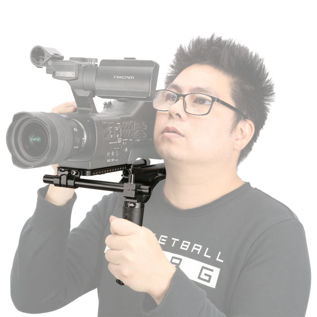 Niceyrig Shoulder Support Kit with 15mm Rail System for Video/DV
