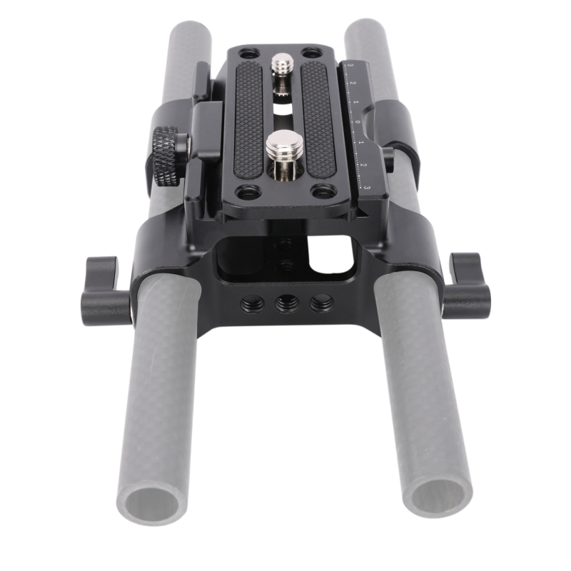 Niceyrig Arca - Type QR Base Plate with 15mm Dual Rails Clamp (Capacity:10kg)