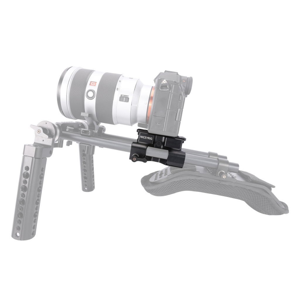 Niceyrig Arca - Type QR Base Plate with 15mm Dual Rails Clamp (Capacity:10kg)
