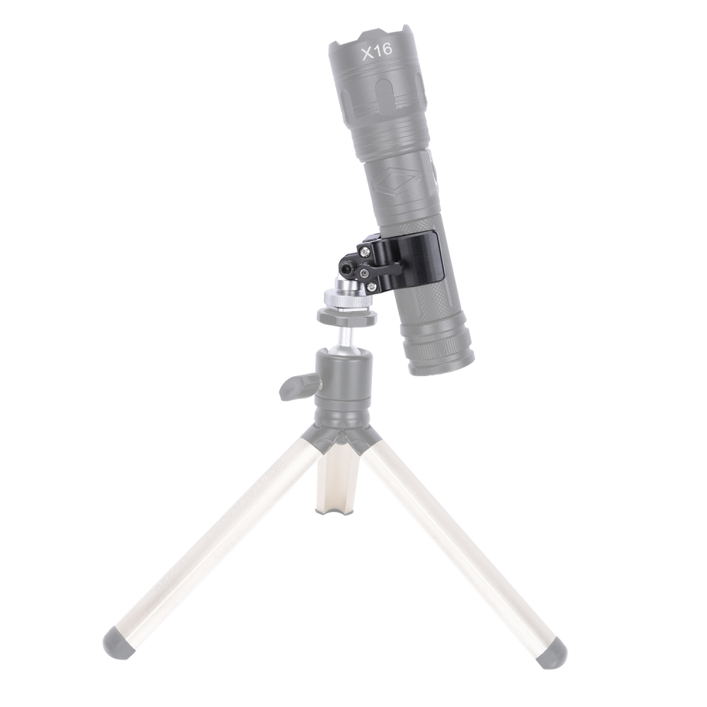 Niceyrig Shotgun Microphone Holder Clamp with Cold Shoe Adaptor