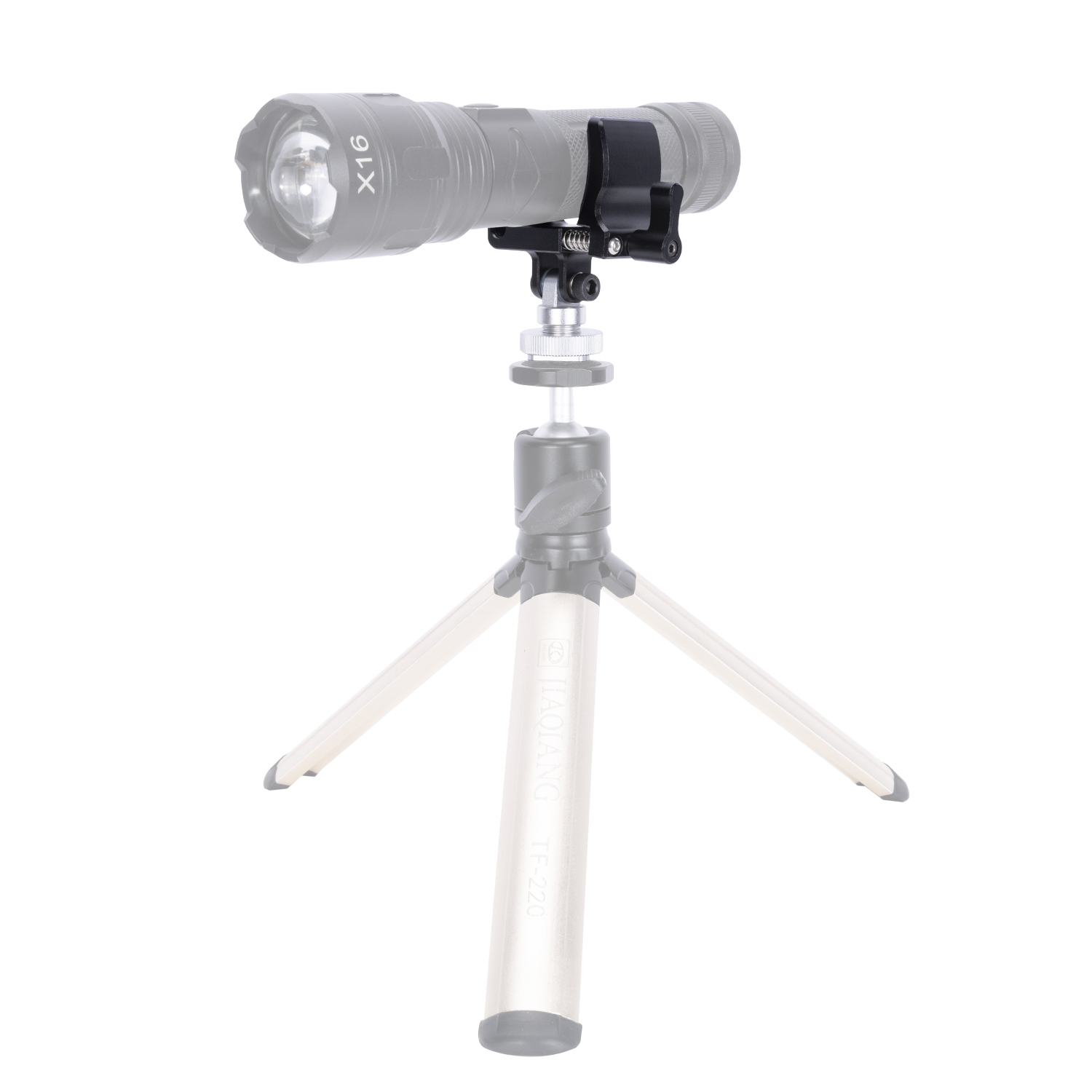 Niceyrig Shotgun Microphone Holder Clamp with Cold Shoe Adaptor
