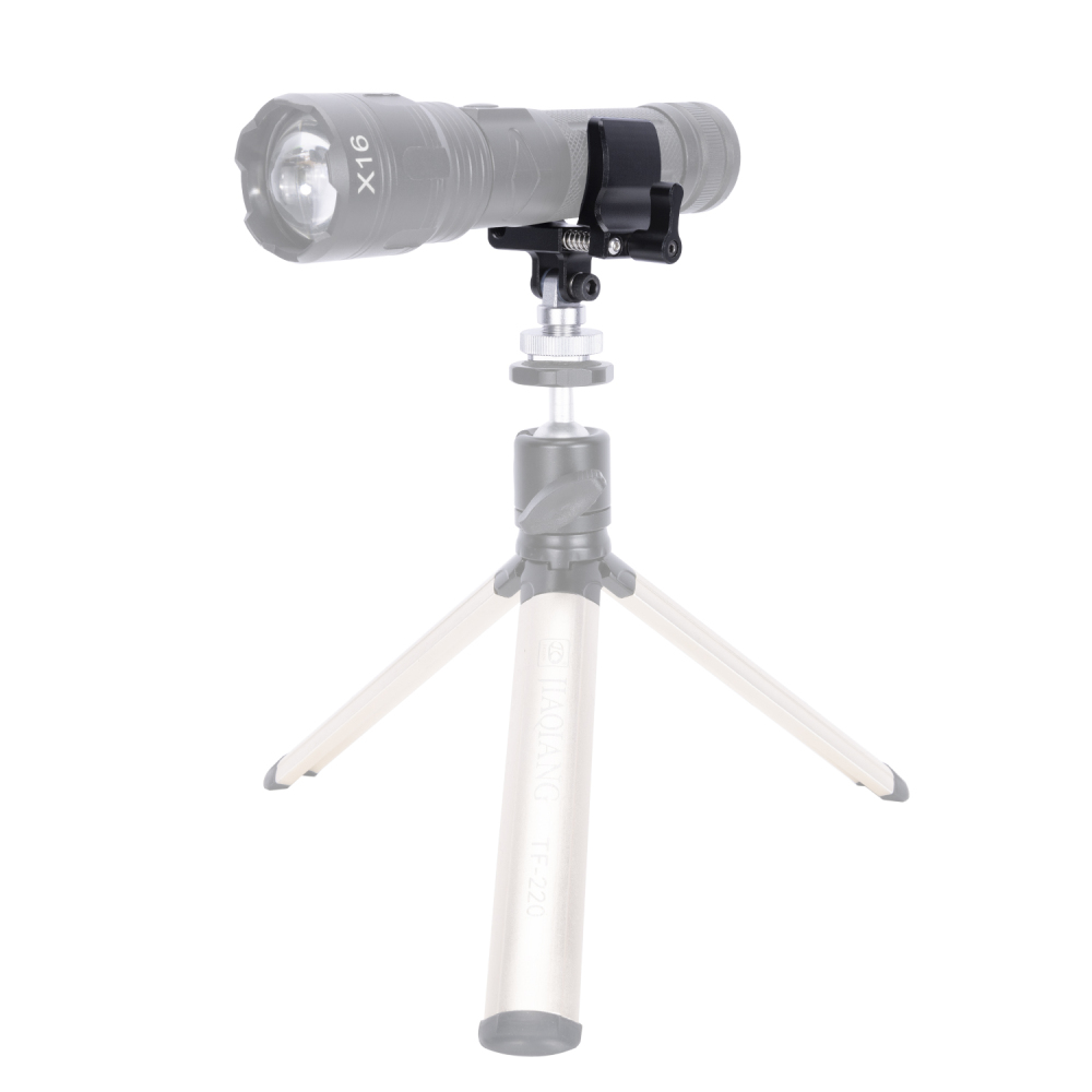 Niceyrig Shotgun Microphone Holder Clamp with Cold Shoe Adaptor