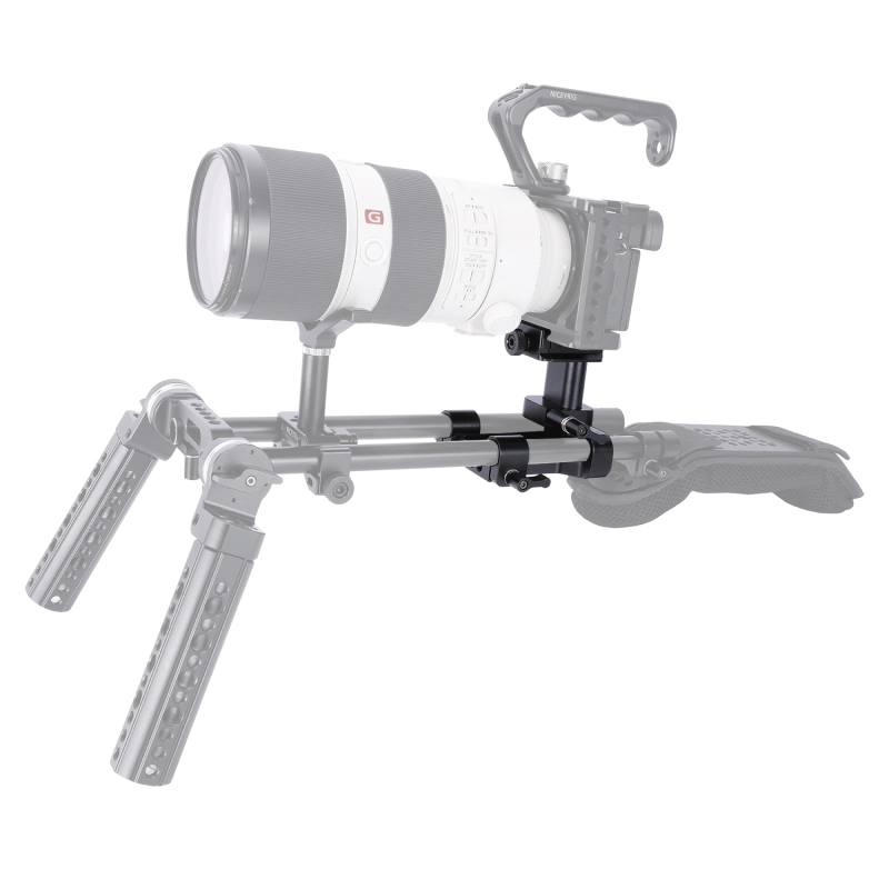 Niceyrig Arca Type Universal Baseplate with 15mm Rail System Height Adjustable (Capacity: 10kg)