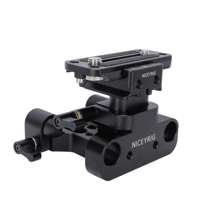 Niceyrig Arca Type Universal Baseplate with 15mm Rail System Height Adjustable (Capacity: 10kg)