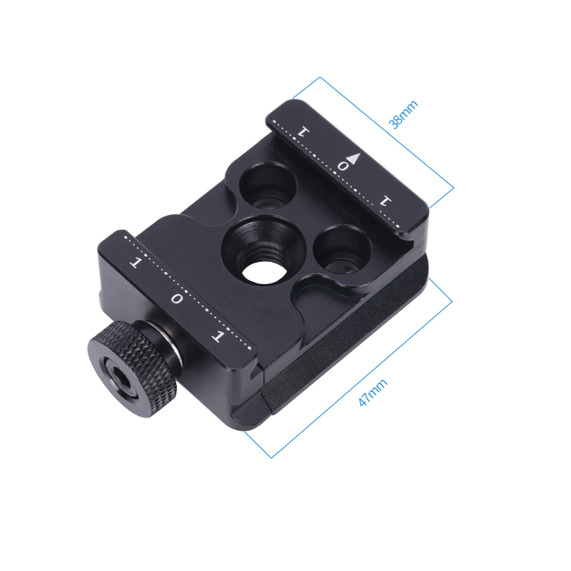 Niceyrig Arca Adaptor Quick Release Clamp for DJI RS3 Mini/RS3Pro/SC/RS2/RSC2 Stabilizer