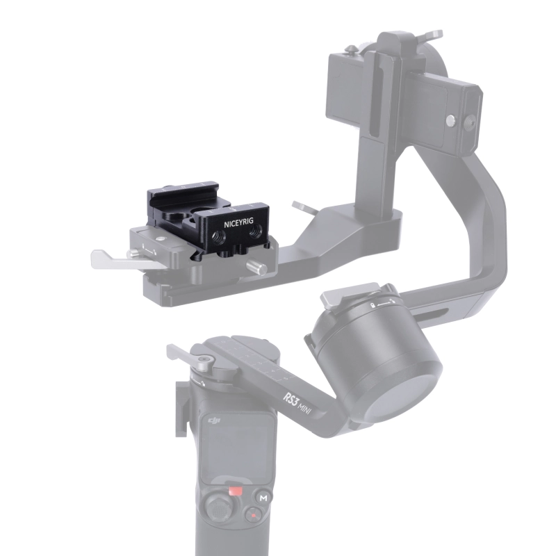 Niceyrig Arca Adaptor Quick Release Clamp for DJI RS3 Mini/RS3Pro/SC/RS2/RSC2 Stabilizer