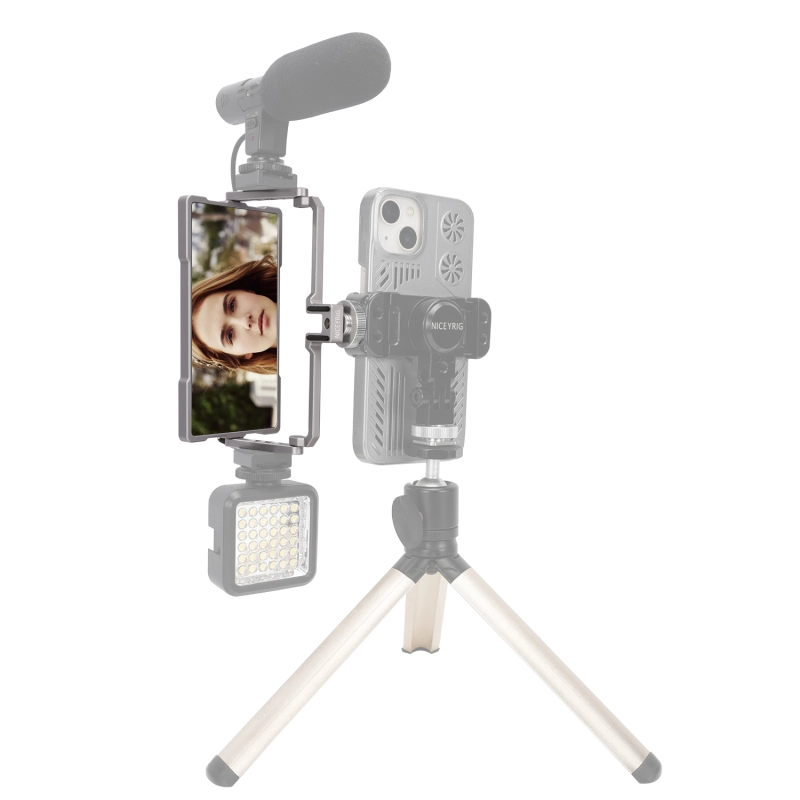 Niceyrig Foldable Selfie Mirror Vlog Filmmaking Monitor for Smartphone Camera Screen Compatible