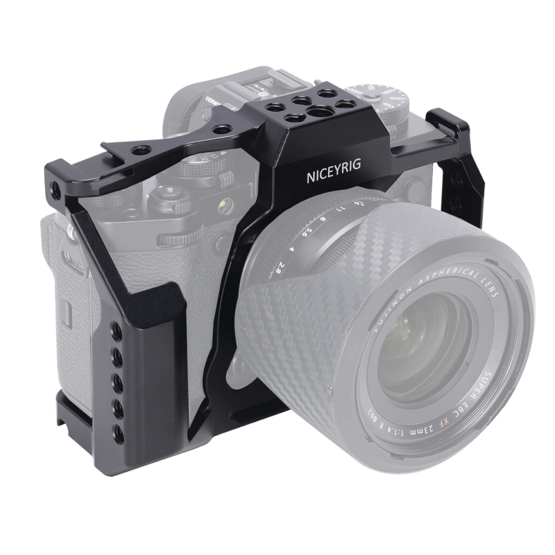 SmallRig X-T5 Camera Full Cage for FUJIFILM, Aluminum Alloy Camera Rig for  Fujifilm XT5 with Shutter Button, Built-in QD Port, NATO Rails and Quick