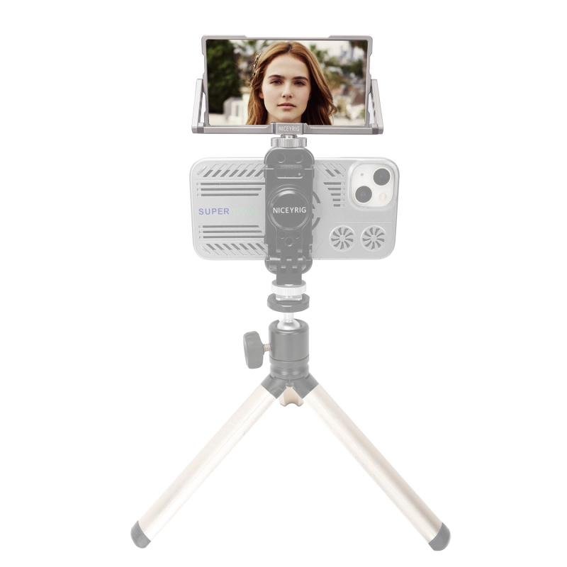 Niceyrig Foldable Selfie Mirror Vlog Filmmaking Monitor for Smartphone Camera Screen Compatible