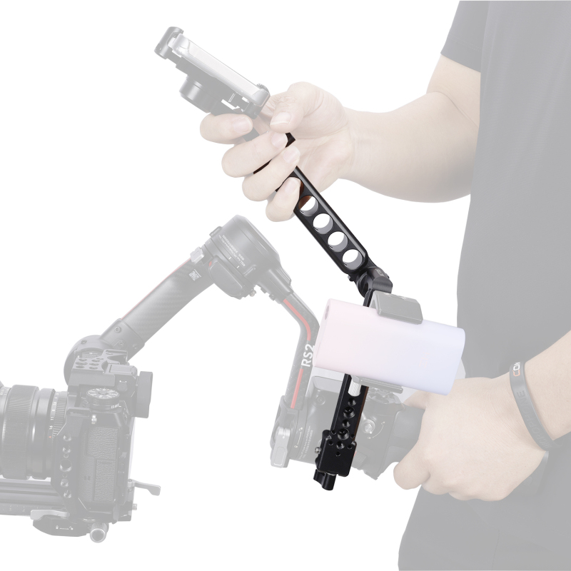 Niceyrig Side Handle with Nato Clamp&Nato Rail for DJI RS2/RSC2/RS3/RS3 MINI/RS3 Pro Stabilizer Gimbals