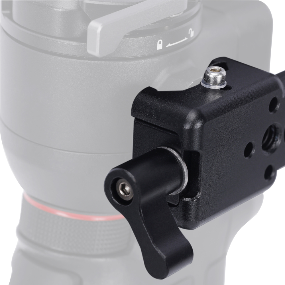 Niceyrig Side Handle with Nato Clamp&Nato Rail for DJI RS2/RSC2/RS3/RS3 MINI/RS3 Pro Stabilizer Gimbals