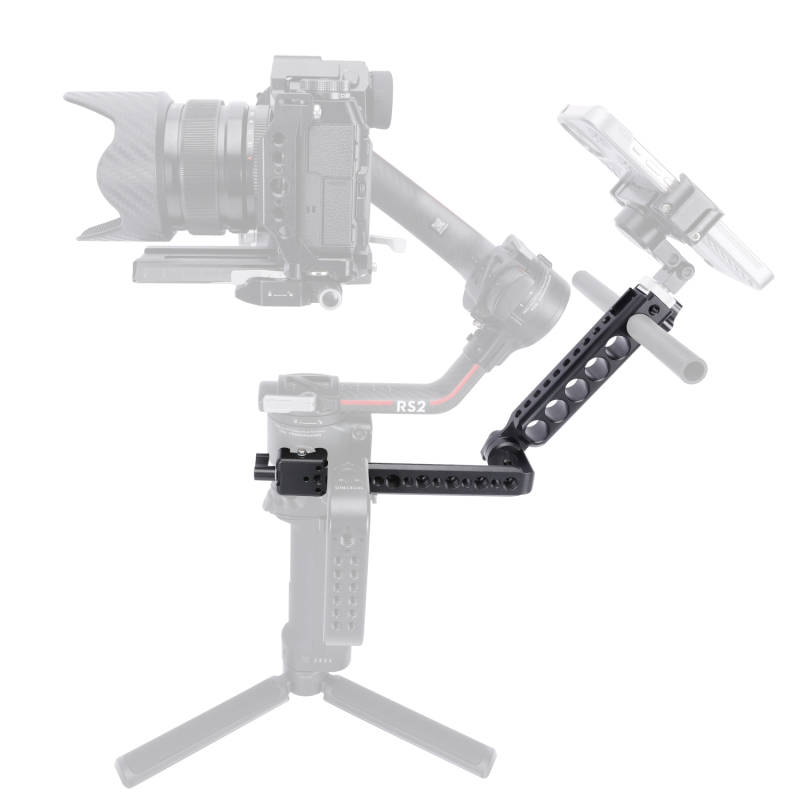 Niceyrig Side Handle with Nato Clamp&Nato Rail for DJI RS2/RSC2/RS3/RS3 MINI/RS3 Pro Stabilizer Gimbals