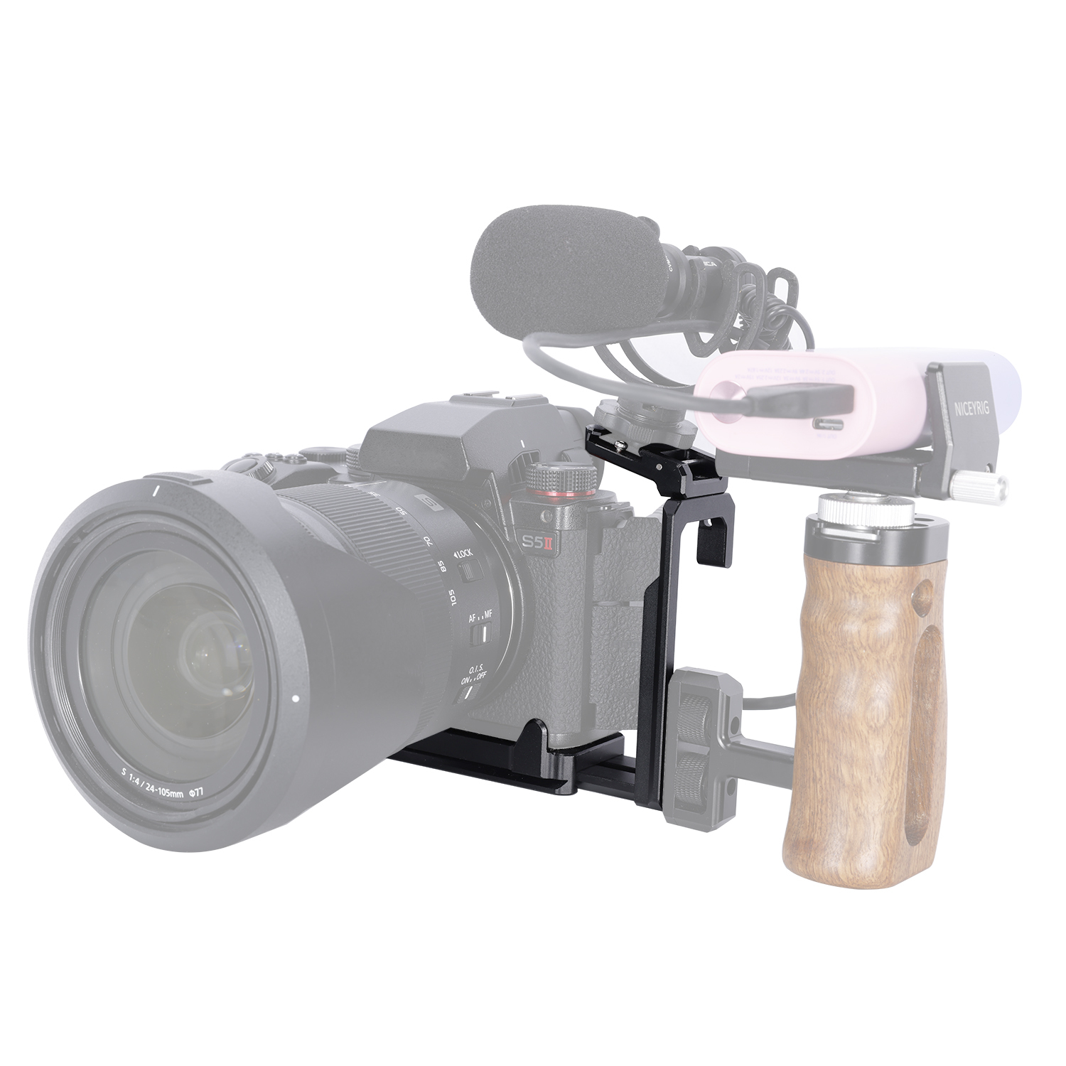 Niceyrig L-bracket for Panasonic Lumix S5/S5II/S5M2/LUMIX S5Mark II  /  LUMIX S5Mark II X Camera