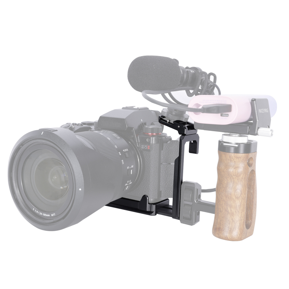 Niceyrig L-bracket for Panasonic Lumix S5/S5II/S5M2/LUMIX S5Mark II  /  LUMIX S5Mark II X Camera