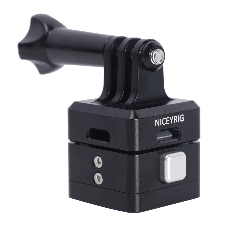 Niceyrig Action Camera Quick Release Base Kit for GoPro HERO11 Black/HERO11 Black Mini/HERO10/HERO9 BLACK/GoPro MAX/ DJI Osmo Action 3/Action2/Yi/AKASO
