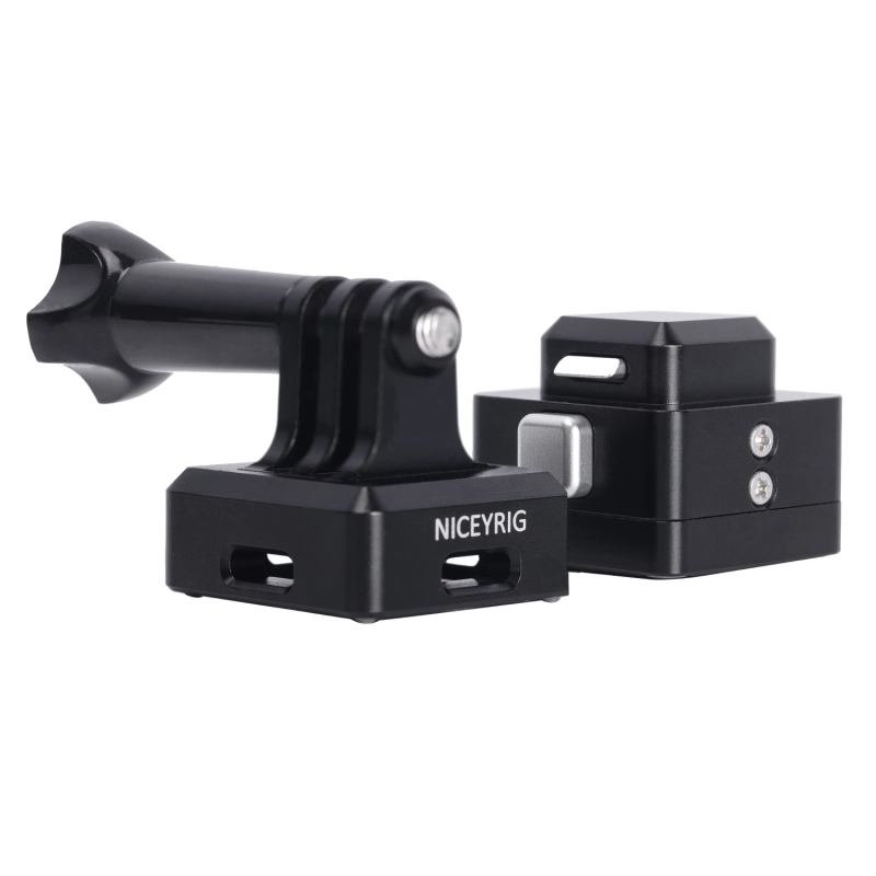 Support à Ventouse Avec Colle Nano Pour Caméra D'action - Compatible GoPro, Insta360, Pour Pare-brise/fenêtre/surfaces Lisses, Réglage 360°