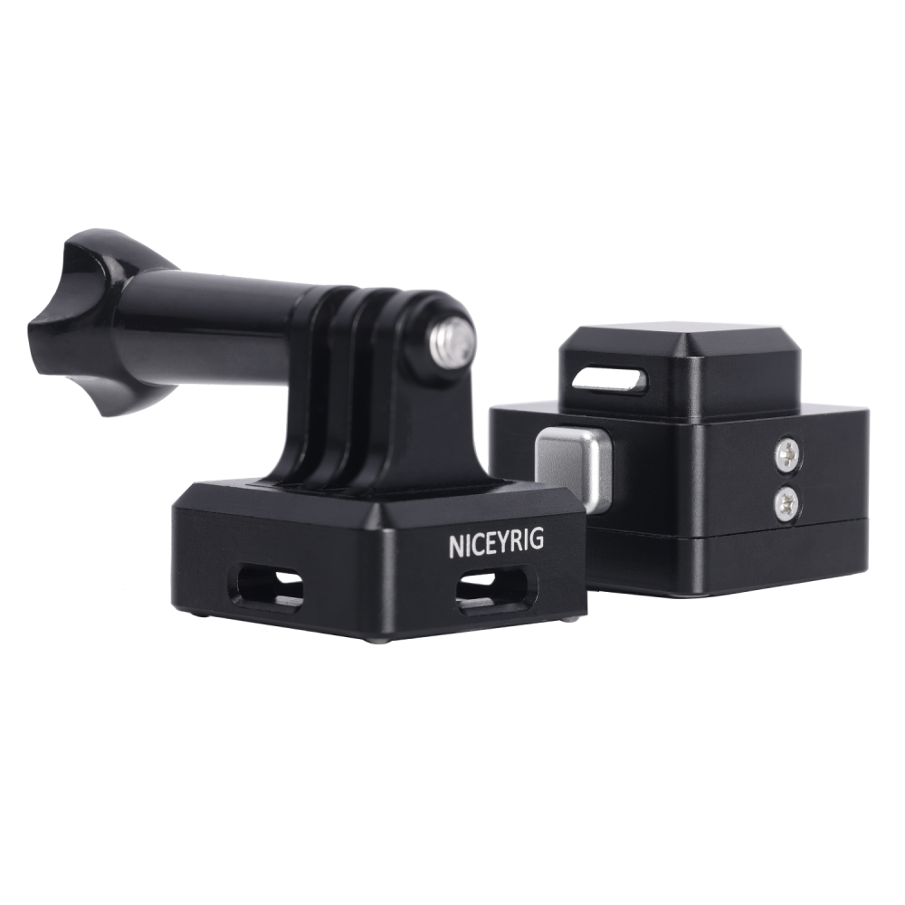 Niceyrig Action Camera Quick Release Base Kit for GoPro HERO11 Black/HERO11 Black Mini/HERO10/HERO9 BLACK/GoPro MAX/ DJI Osmo Action 3/Action2/Yi/AKASO