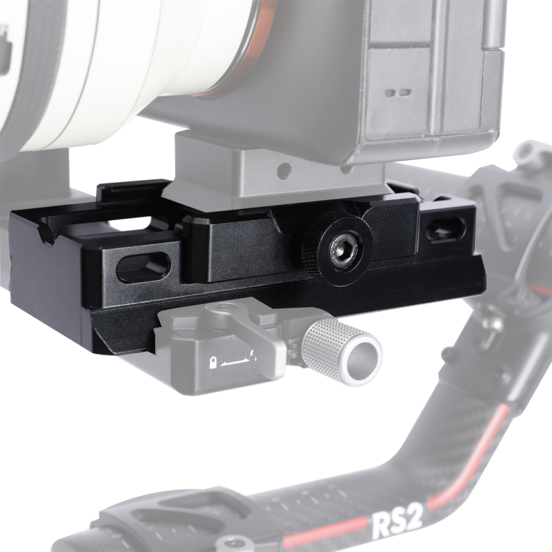 Niceyrig Drop-in Base Plate Quick Release (Arca Dovetail Clamp to Manfrotto Dovetail)