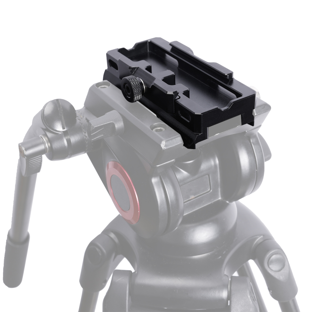 Niceyrig Drop-in Base Plate Quick Release (Arca Dovetail Clamp to Manfrotto Dovetail)