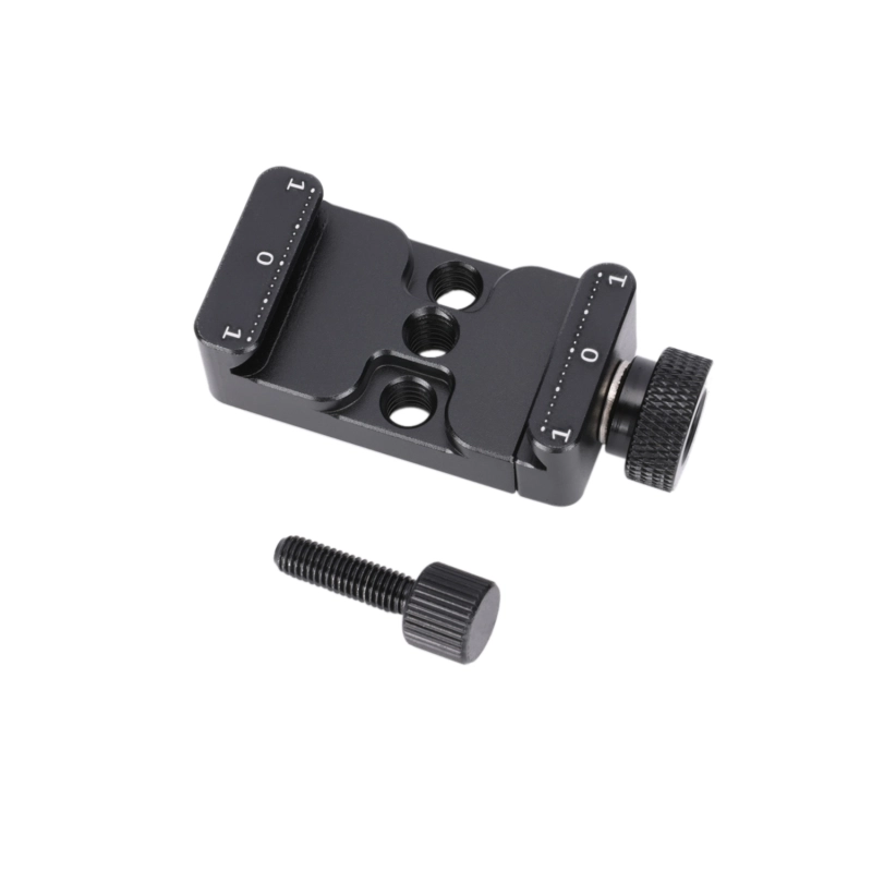 Niceyrig Arca Dovetail Clamp with Cold Shoe Mount