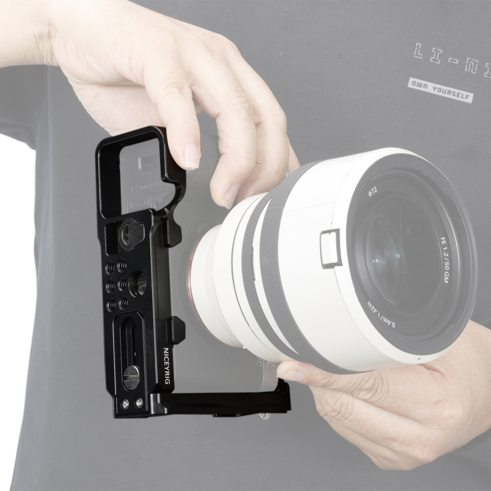 Niceyrig L-bracket for Sony A7C/ILCE-7CM2/ILCE-7CR Camera