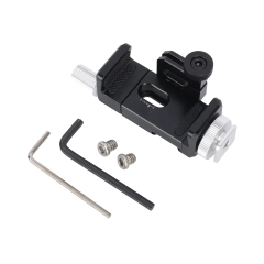 Niceyrig Phone Clamp Holder with Cold Shoe Mount Adaptor&Cable Clamp